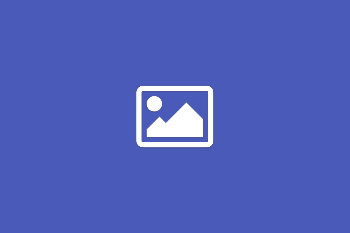 Blue image icon